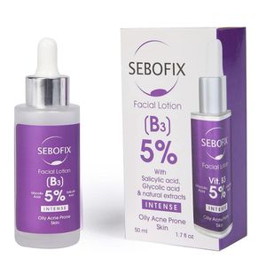 لوشن سيبوفيكس للوجه B3 5% مع حمض الساليسيليك المكثف للبشرة الدهنية المعرضة لحب الشباب 50 مل