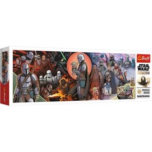 Trefl Adventures of the Mandalorian Panorama Puzzle 1000 Pieces - 29052