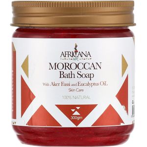 Africana صابون الاستحمام المغربي  NPC بزيت الأوكالبتوس والعكر الفاسي - 300 جرام