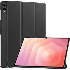 Cover Compatible with Samsung Galaxy Tab S11 Ultra 14.6 2025, Flip Leather Case, Leather Case with Bracket, 360° Protection – Black
