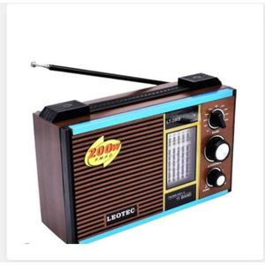 Leotec Portable Radio - Black Color - FLt.2009