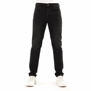  Men's zippered jeans slim fit 