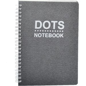 Yassin Spiral Notebook, Dots, 14X20 Cm, 100 Sheets, A5 Size - NO: 1280