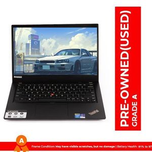 Lenovo Pre-owned ThinkPad X13 -Like New - Core i5-1145G7 , 16GB DDR4 RAM, 256GB SSD, 13.3 FHD (1920*1080) Iris XE up to 8GB - Black - Grade A