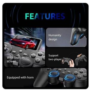 Retro Handheld Game Console - Portable Wireless Gaming Controller with Built-in Screen, Dual Player Support, and Stereo Horn Speakers