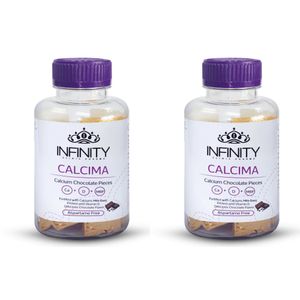 Infinity انفينيتي كالسيما كالسيوم قطع شكولاته 30 قطعه 1+55%