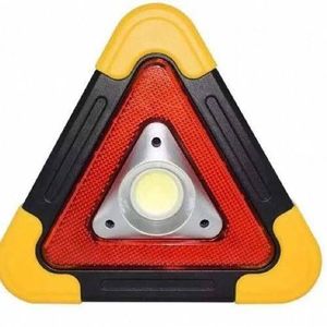 Triangle Car Emergency Light Rechargeable USB Solar Powered Multi Mode LED Light Power Bank for Roadside and Camping