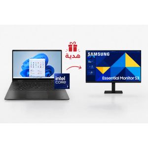 HP Spectre x360 16-f2023dx (Core i7-1360P 3.70GHz, 16GB Ram DDR4-3200, 1TB Nvme- 16 UHD+ UWVA OLED Touch-Finger Print + Rechargeable MPP 2.0 Tilt Pen, Win11 ) +Samsung Essential S3 S24D302GAU 24 Inch 100Hz 5Ms FHD IPS Eye Care ( LS24D302GAUXEN )