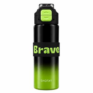 1000ml Sports Water Bottle with Handle and Leak-Proof Lid, Durable Impact-Resistant Acrylic Water Bottle with Time Markings for Daily Hydration, Suitable for Gym, Work, School and Club