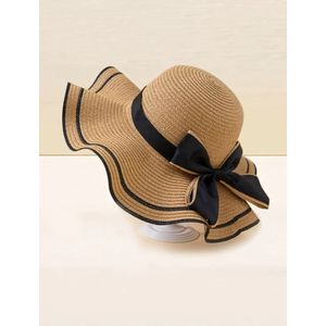 Fashion Women Summer Beach Travel Straw Hat Big Hat Brim Sunblock