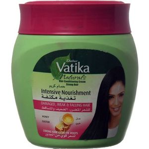 Vatika حمام كريم تغذية مكثفة بالعسل والخروع 250 مل