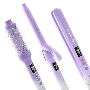 LEXICAL  Professional Hair Styling Kit with 2000W Hair Dryer & 55W Titanium Hair Straightener