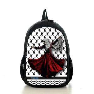 Force Backpack New Edition – Black - Palestine Print (Girls)