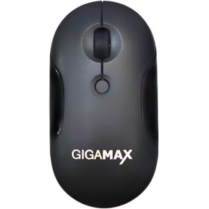 Gigamax GM-10 Ultra-Slim Wireless Mouse, Dual Mode 2.4G & Bluetooth 5.0, USB-C Rechargeable with 400mAh Battery, 3-Level DPI, 4-Silent Button, Compatible with Windows Mac Linux & Android