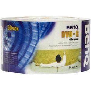 Benq مجموعة اقراص DVD-R فارغة من بينكيو، 4.7 جيجابايت، 50 قطعة