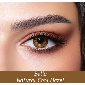 Bella Natural Cool Hazel - Monthly Colored Contact Lenses (2 Lenses)