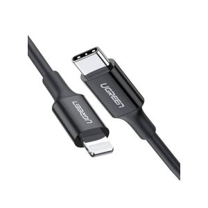 Ugreen Type-C To Lightning Charging Cable Rubber Shell 2M Black