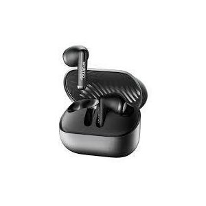 Oraimo سماعات أذن لاسلكية حقيقية SpaceBuds Air+ بتصميم معدني مقاوم للماء بمعيار IPX4، مدة تشغيل تزيد عن 30 ساعة، علبة حماية مجانية