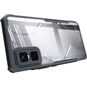 Cover for Infinix GT 30 Pro, Airbag Protection, Transparent PC Back + Soft TPU Frame, Scratch-Resistant Protective – Black