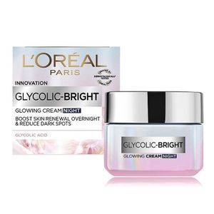 L'Oreal Paris باريس جلوكوليك برايت كريم الليل للاشراقة - 50 مل