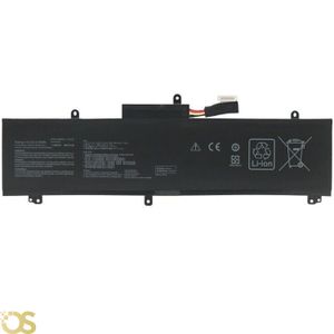Os بطارية متوافقة مع أجهزة Asus Rog Zephyrus GA502 GU502 GX502 GU532 GX532 GA501 GA502U GA502GU GA502V GA532DU GU502DU GU502GU GU502GV GU502LW GU532LV GU532GU GX502GW GX502LXS GX532GV C41N1837 - ضمان لمدة 3 أشهر (76w/15.4v/4800mah)