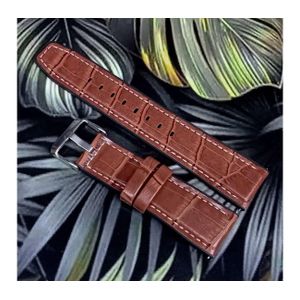 22mm Leather Replacement Strap For Kieslect Smartwatch Actor / Kieslect Smartwatch Ks3 