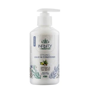 Ing Ping انفينيتي ناتشورالز بلسم ليف ان للشعر الكيرلي بزيت بذور العنب والشيا 300 مل