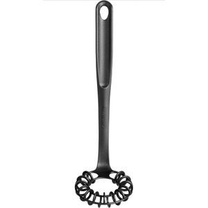 Spiral Egg Whisk Non Stick Mixing Stirring Egg Cream Whisk Multi Use - Black