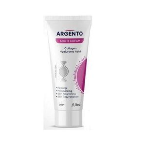 Argento Night Cream - Collagen & Hyaluronic Acid - 30gm