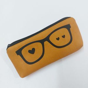 Eyeglass Case - Leather Patch