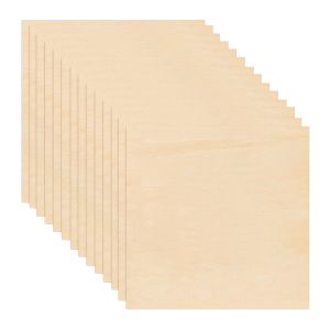 50packs 4 X 4 Inch Unfinished Balsawood Sheets, 1/16 Inch Thin