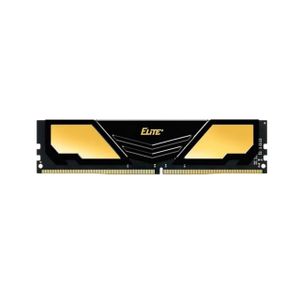 Teamgroup ذاكرة ايليت بلس DDR4 C22 سعة 8 جيجابايت 3200 ميجاهرتز من تيم جروب لون أسود - ذهبي موديل Tpd48g3200hc2202 8.0 GB