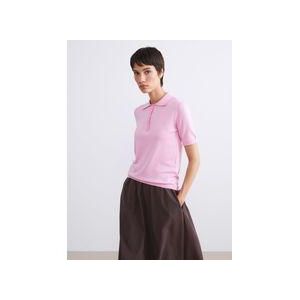 LC Waikiki Polo Neck Women's Knitwear Sweater - Pink - L