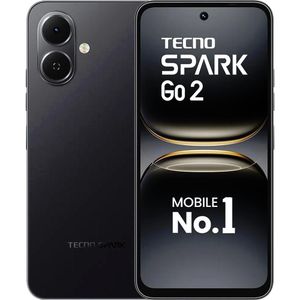 Tecno Spark Go 2 Mobile, 64GB Memory, 3GB RAM, 4G LTE Network, Ink Black