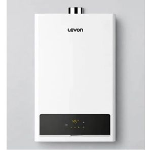 Levon سخان غاز ليفون طبيعي 13 لتر ديجيتال، لون أبيض – L-6518133