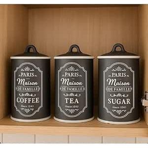 طقم توابل بورسلين أنيق مكون من 3 قطع، عبوة واحدة - بورسلين أبيض TT-1349