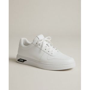Freska Lace-up White leather Flat Sneakers