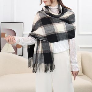 Women's Thick Blanket Shawl Scarf Luxury Print Cashmere Pashmina Winter  Warm Bufanda Wraps Ladies Stoles Foulard 2022 New