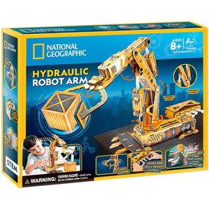Cubic Fun National Geographic 3D Puzzle Hydraulic Robot Arm 120 Pieces - DS1092h