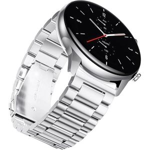 Compatible with Amazfit GTR 2/GTR 2e/Stratos 3/GTR 47mm/GTR 3/GTR 3 Pro Metal Watch Band 22mm