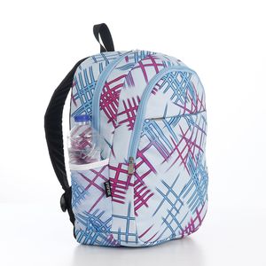 Force Backpack New Edition – Blue & Pink Print