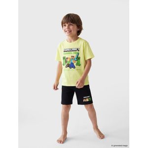 LC Waikiki Minecraft Printed Boy's Shortie Pyjamas Set