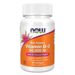 Now Vitamin D3 50,000/50 Softgel