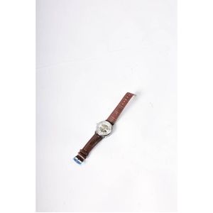 Forsining for sining genuine leather Mens Watches-Chronograph Fashion Casual Analog Quartz Watch Waterproof, Dress Luminous Wrist Watches with Leather Strap for Men Black/Brown/White/Blue Dial (brownbandgoldcaseblackdial)