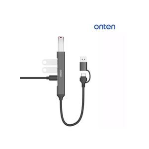 Onten  otn-uca9703s 4-in-2 Smart Hub USB 3.0 X1 + USB-C X3 – Support OTG