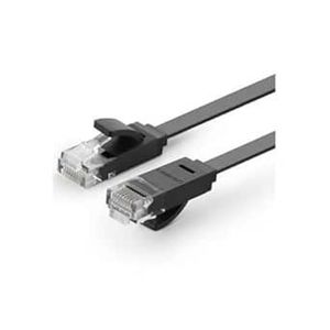 Ugreen Cat 6 U/UTP Pure Copper Ethernet Flat Cable 2m (Black)