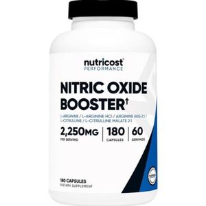 Nutricost Performance, Nitric Oxide Booster, 180 Capsules