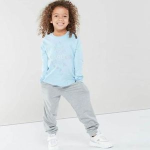 Juniors بنطلون رياضي رمادي مخصر مرتفع