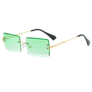 Semi Rimless Polarised Sunglasses Men Women Classic Horn Rimmed Frame UV400