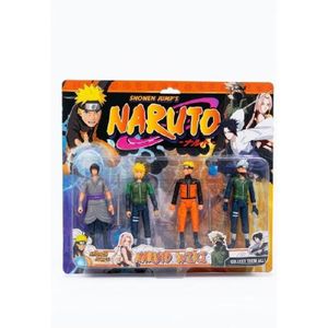 Naruto Anime Action Figure Set - 4 Piece Collectible Characters